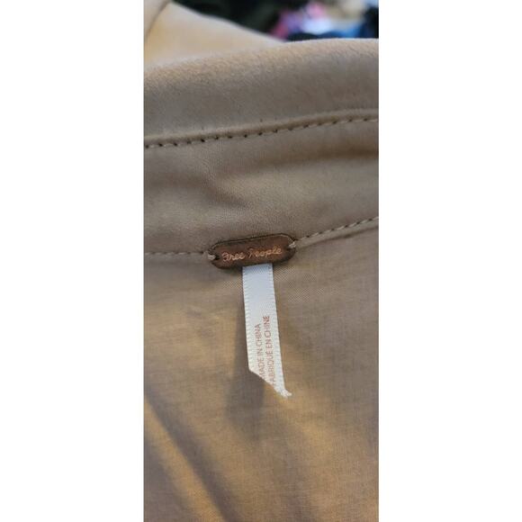 Free People Tan Button-Up Jacket - Picture 4 of 6